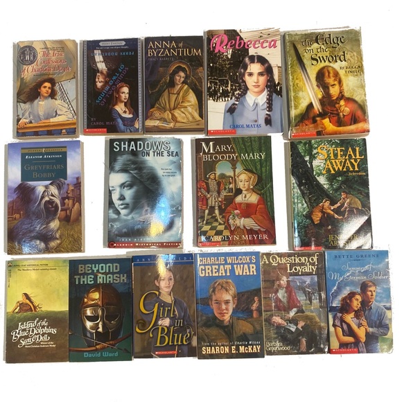 Set of 15 Historical Fiction YA Novels Teen Bulk History Drama Chapter Books - Picture 2 of 14